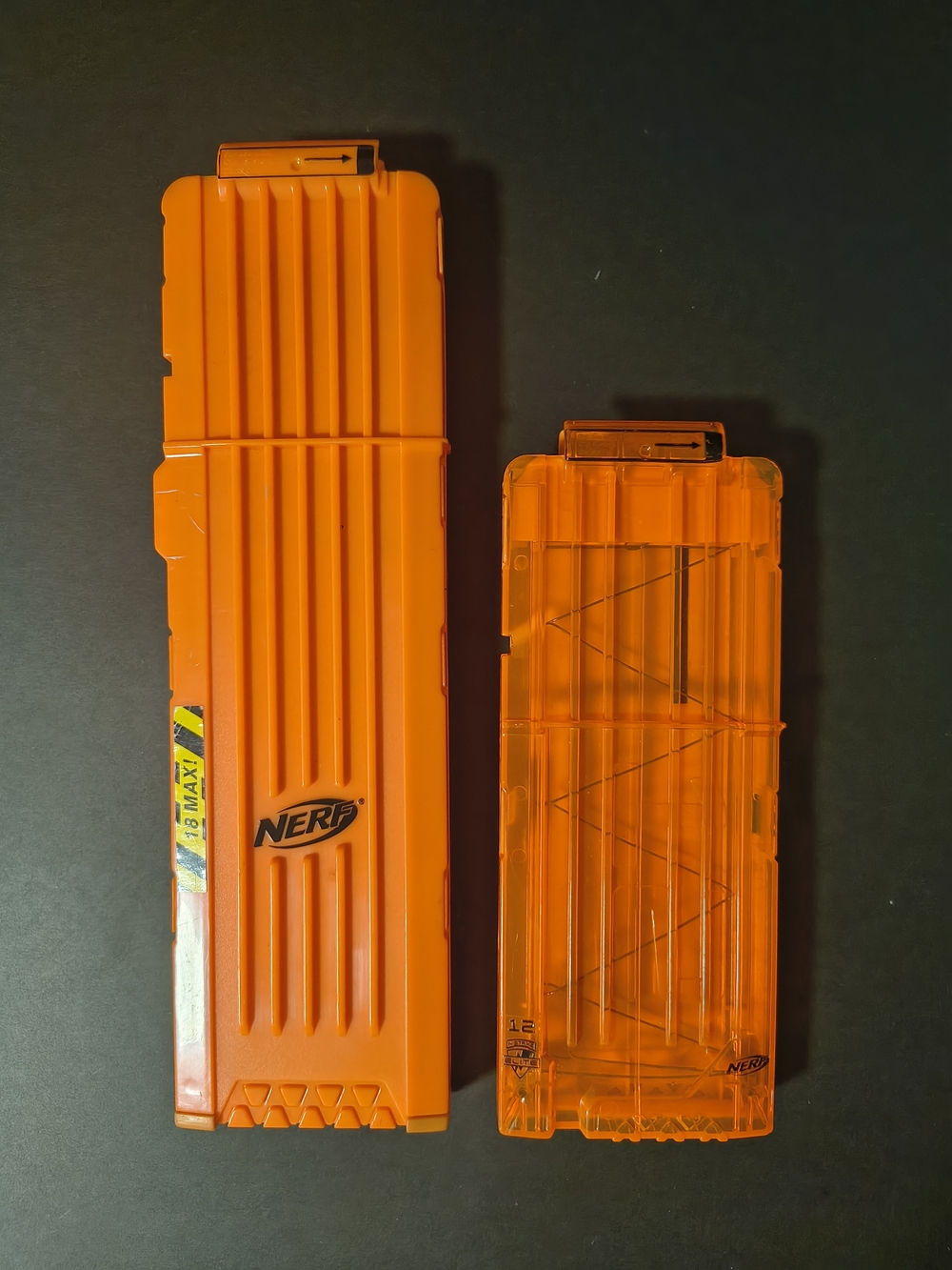 Nerf Replacement Dart Magazines - N-strike Elite 12 & Icon Series 18 Rounds